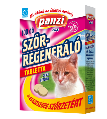 Panzi Feli-tab Szőrregeneráló tabletta macskáknak 100 db-os
