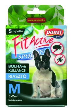 Panzi FitActive bolha- és kullancsriasztó spot-on M-es (20-40 kg) kutyáknak 5 db-os