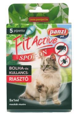 Panzi FitActive bolha- és kullancsriasztó spot-on macskáknak 5 db-os