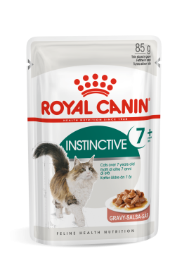 RoyalCanin Instinctive 7+ Gravy - idősödő macska szószos nedves alutasakos eledel 85 g-os