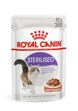 RoyalCanin Sterilised Gravy - ivartalanított felnőtt macska szószos nedves alutasakos eledel 85 g-os
