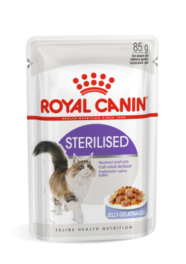 RoyalCanin Sterilised Jelly - ivartalanított felnőtt macska zselés nedves alutasakos eledel 85 g-os