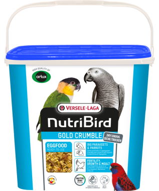 Versele-Laga NutriBird Gold Crumble Eggfood tojásos lágyeleség közepes és óriáspapagájoknak 4 kg-os