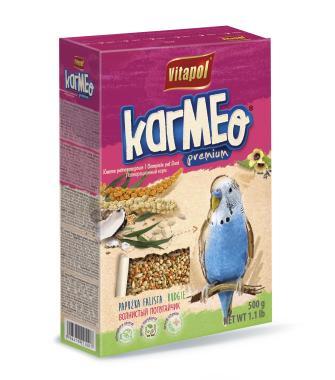 Vitapol karMEo premium hullámos papagáj eledel 500 g-os dobozos