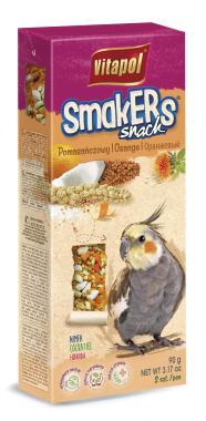 Vitapol SmakERs snack rúd nimfa papagájoknak narancsos 2 db-os 90 g-os