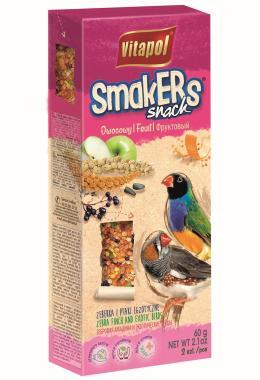 Vitapol SmakERs snack rúd pintyféléknek gyümölcsös 2 db-os 60 g-os